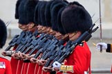 during The Colonel's Review {iptcyear4} (final rehearsal for Trooping the Colour, The Queen's Birthday Parade)  at Horse Guards Parade, Westminster, London, 2 June 2018, 10:45.
