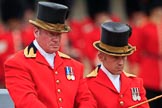 during The Colonel's Review {iptcyear4} (final rehearsal for Trooping the Colour, The Queen's Birthday Parade)  at Horse Guards Parade, Westminster, London, 2 June 2018, 10:50.