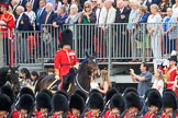 during The Colonel's Review {iptcyear4} (final rehearsal for Trooping the Colour, The Queen's Birthday Parade)  at Horse Guards Parade, Westminster, London, 2 June 2018, 10:58.