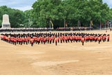 during The Colonel's Review {iptcyear4} (final rehearsal for Trooping the Colour, The Queen's Birthday Parade)  at Horse Guards Parade, Westminster, London, 2 June 2018, 11:41.