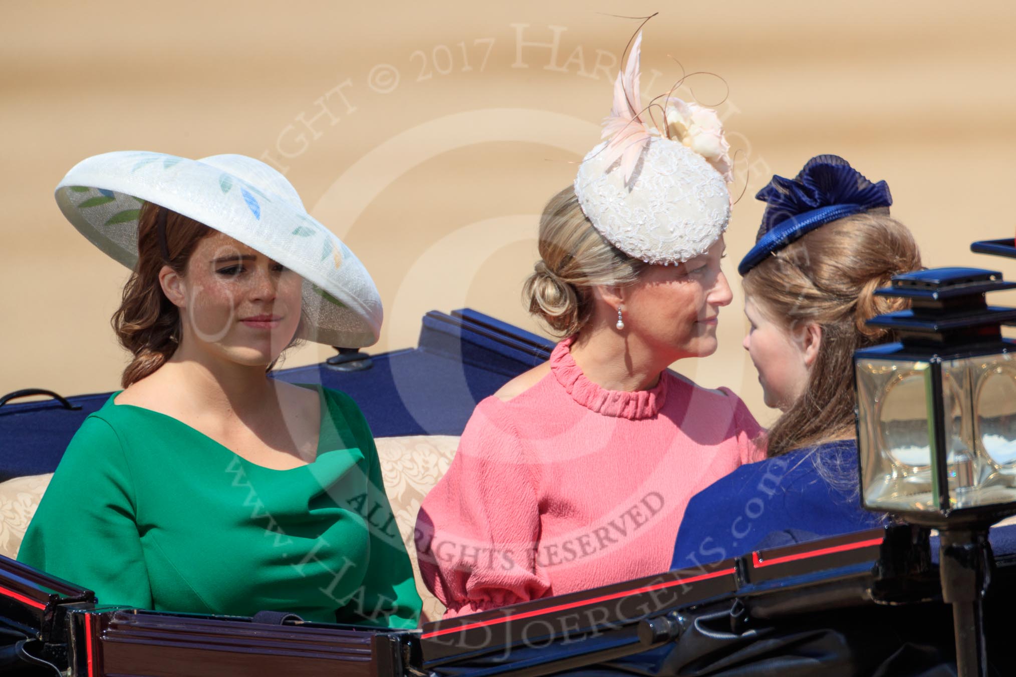 during Trooping the Colour {iptcyear4}, The Queen's Birthday Parade at Horse Guards Parade, Westminster, London, 9 June 2018, 10:50.