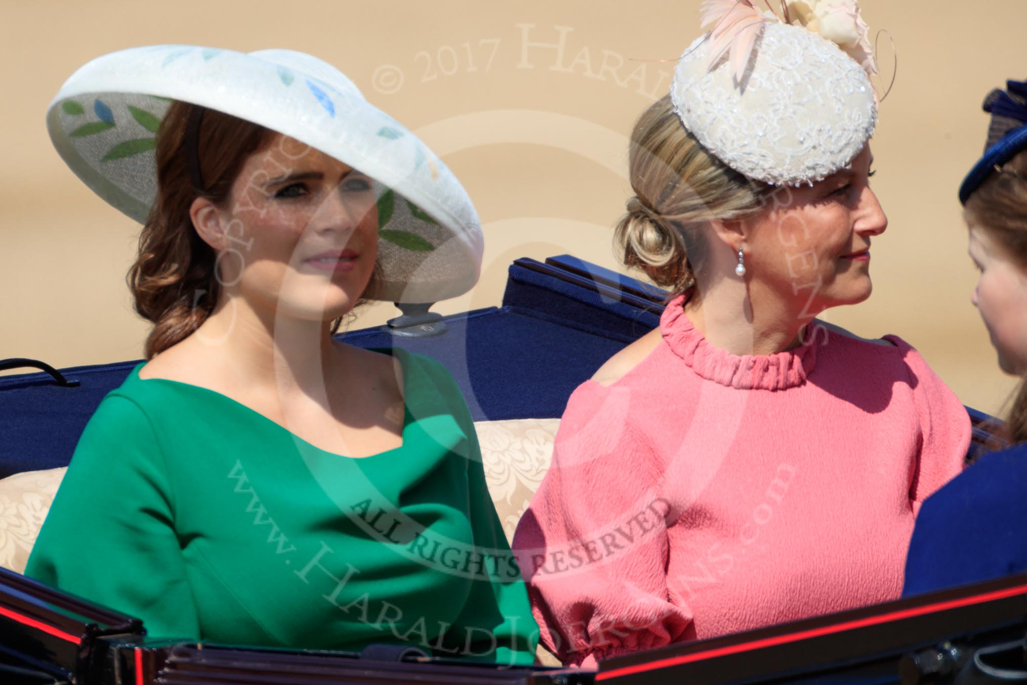 during Trooping the Colour {iptcyear4}, The Queen's Birthday Parade at Horse Guards Parade, Westminster, London, 9 June 2018, 10:50.