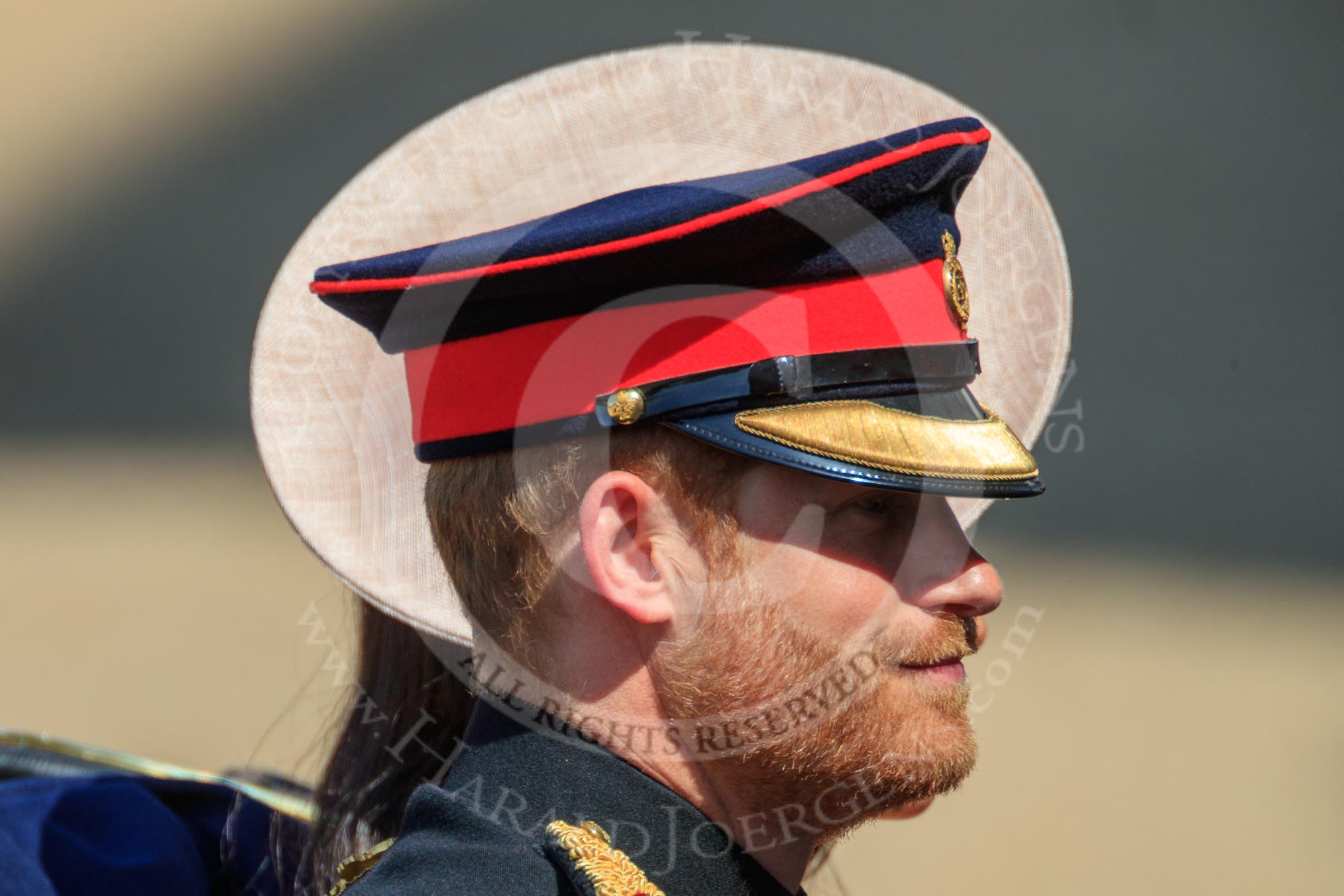 during Trooping the Colour {iptcyear4}, The Queen's Birthday Parade at Horse Guards Parade, Westminster, London, 9 June 2018, 10:50.