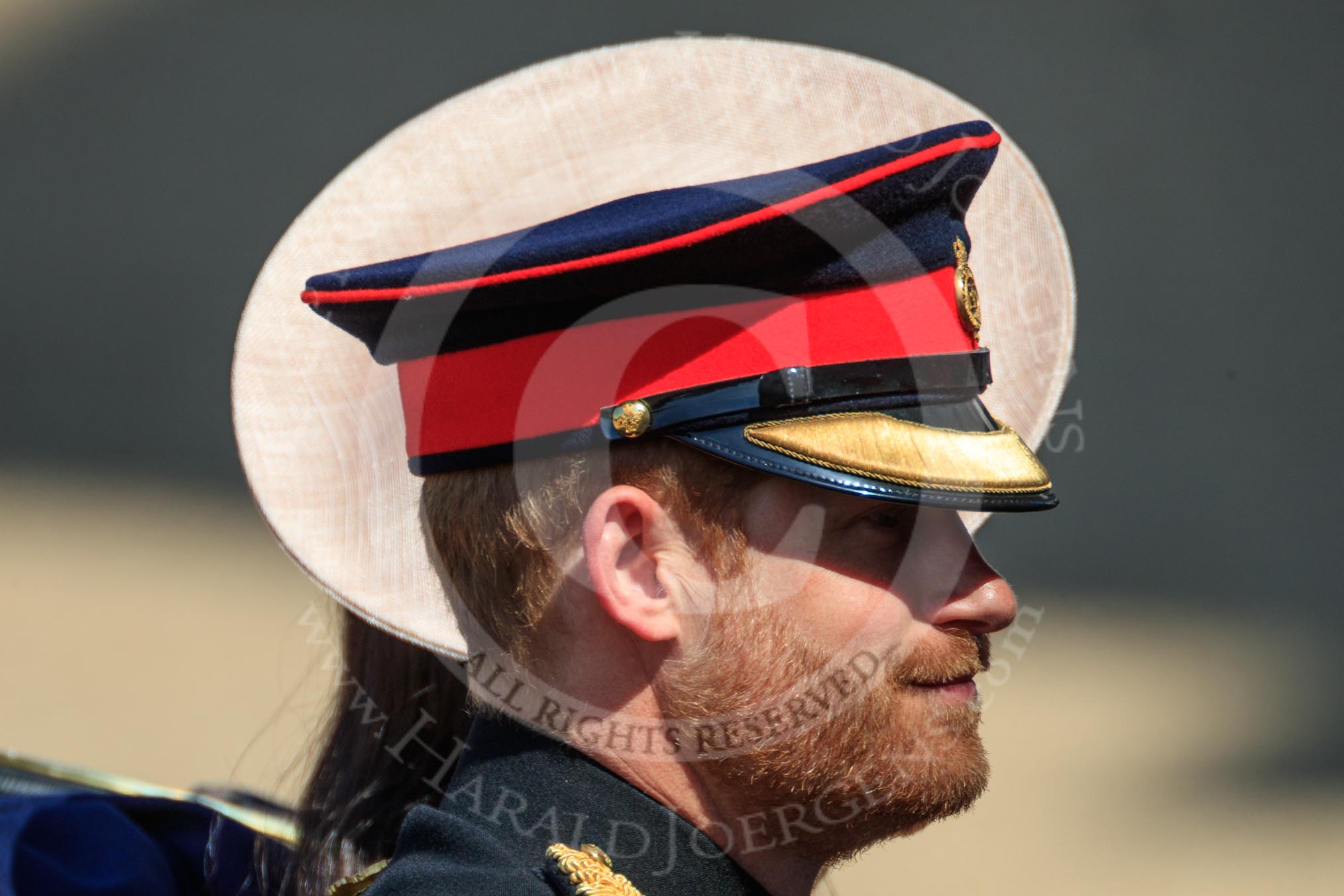 during Trooping the Colour {iptcyear4}, The Queen's Birthday Parade at Horse Guards Parade, Westminster, London, 9 June 2018, 10:50.