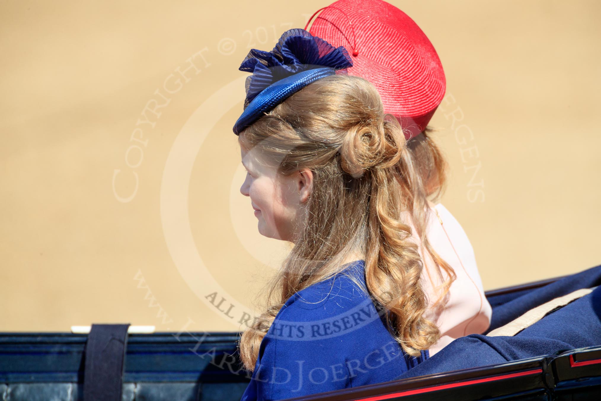during Trooping the Colour {iptcyear4}, The Queen's Birthday Parade at Horse Guards Parade, Westminster, London, 9 June 2018, 10:50.