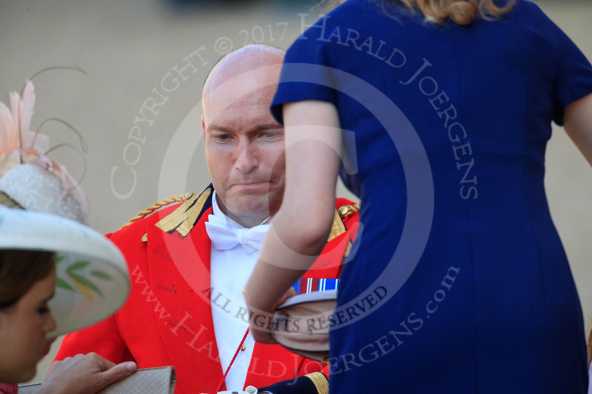 during Trooping the Colour {iptcyear4}, The Queen's Birthday Parade at Horse Guards Parade, Westminster, London, 9 June 2018, 10:50.