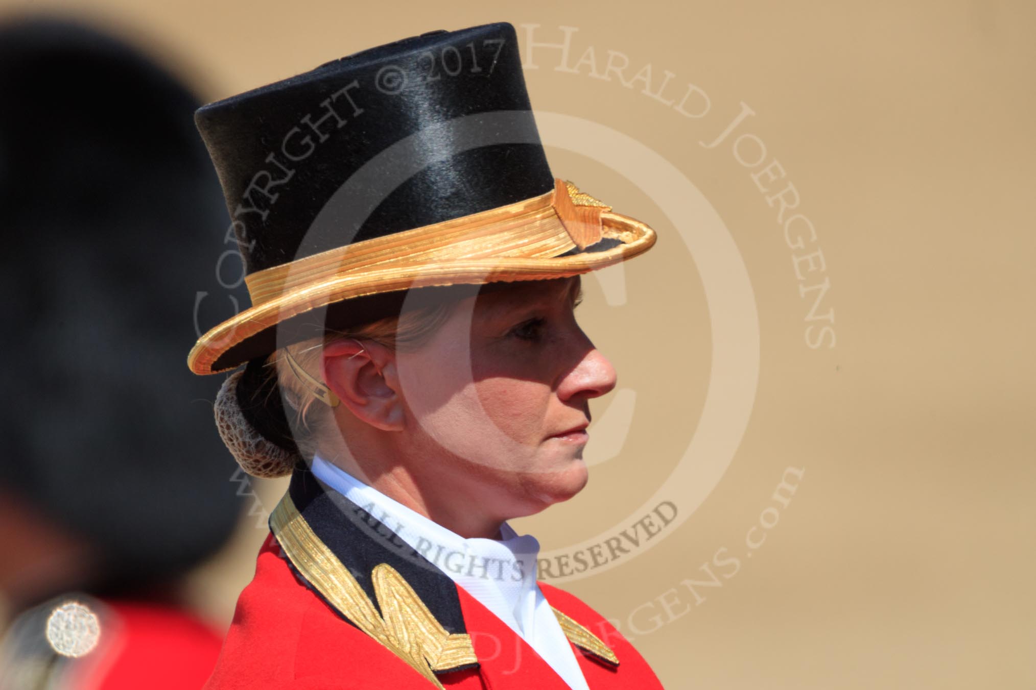during Trooping the Colour {iptcyear4}, The Queen's Birthday Parade at Horse Guards Parade, Westminster, London, 9 June 2018, 10:51.