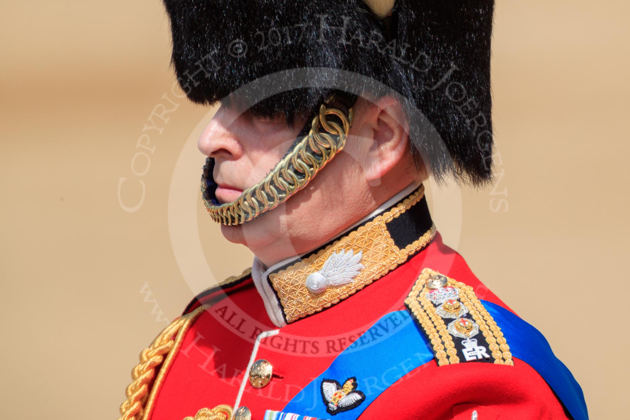 during Trooping the Colour {iptcyear4}, The Queen's Birthday Parade at Horse Guards Parade, Westminster, London, 9 June 2018, 11:00.