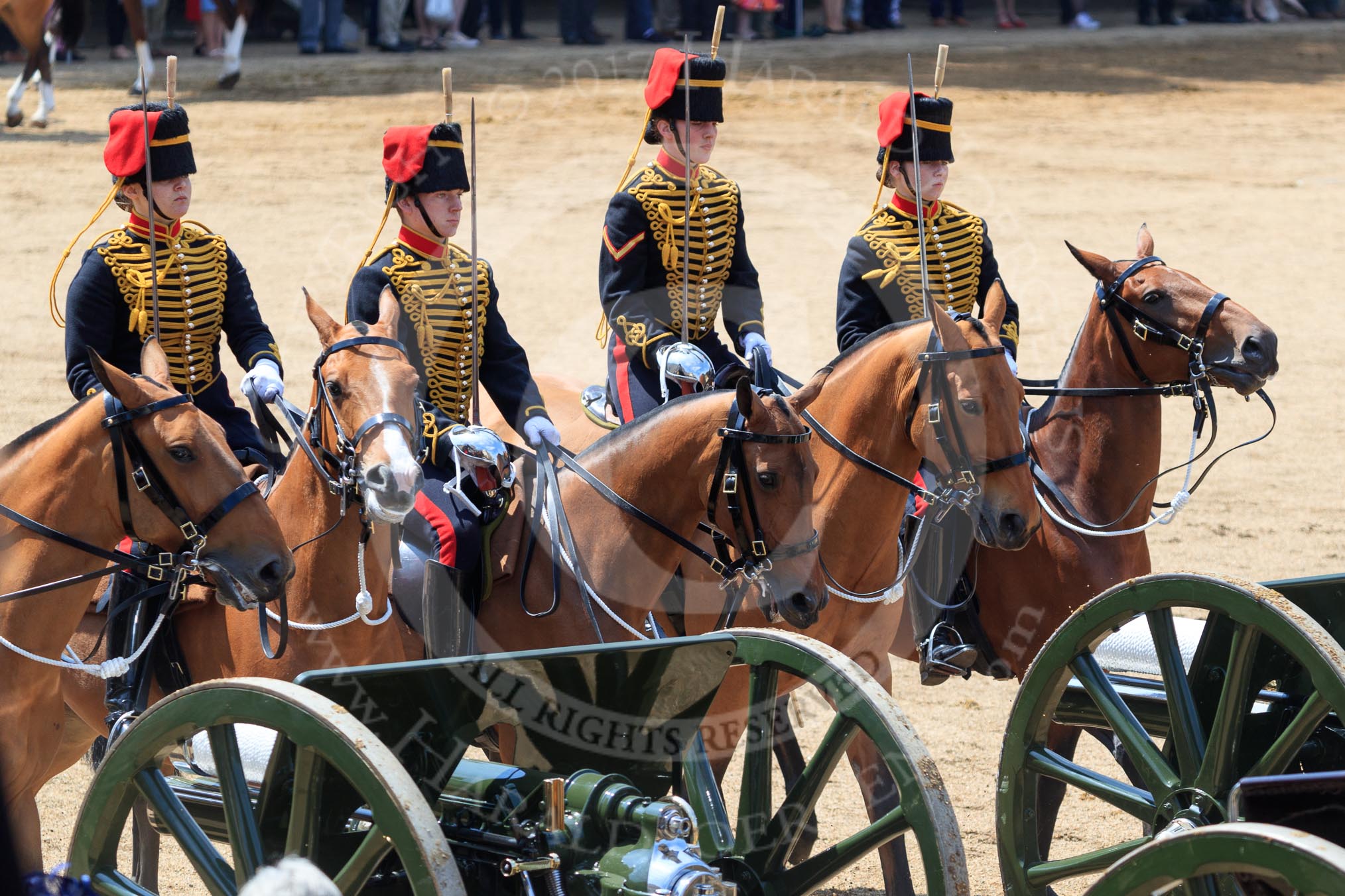 during Trooping the Colour {iptcyear4}, The Queen's Birthday Parade at Horse Guards Parade, Westminster, London, 9 June 2018, 12:02.