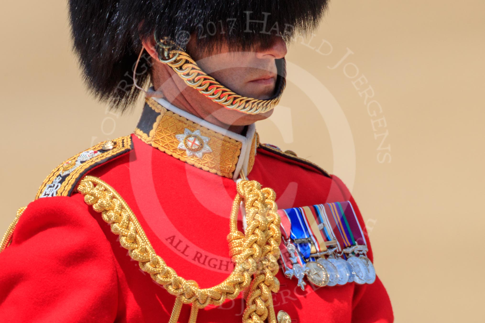 during Trooping the Colour {iptcyear4}, The Queen's Birthday Parade at Horse Guards Parade, Westminster, London, 9 June 2018, 12:12.
