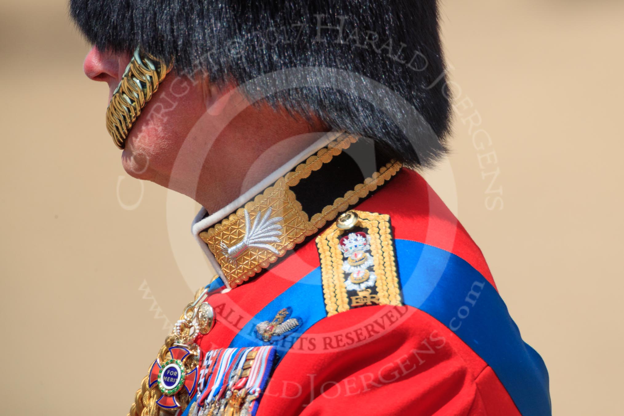 during Trooping the Colour {iptcyear4}, The Queen's Birthday Parade at Horse Guards Parade, Westminster, London, 9 June 2018, 12:15.