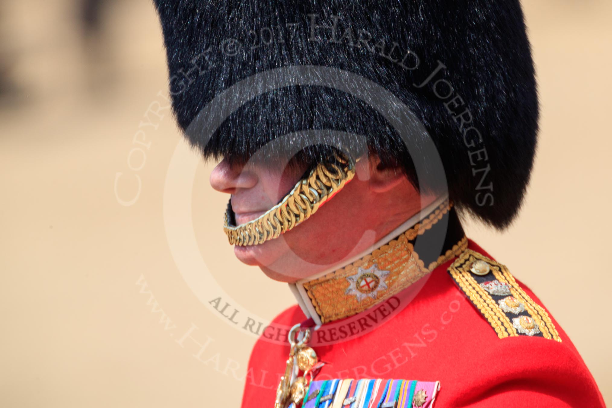during Trooping the Colour {iptcyear4}, The Queen's Birthday Parade at Horse Guards Parade, Westminster, London, 9 June 2018, 12:15.
