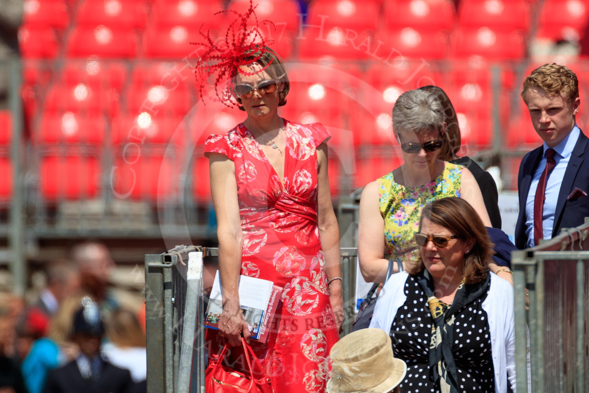 during Trooping the Colour {iptcyear4}, The Queen's Birthday Parade at Horse Guards Parade, Westminster, London, 9 June 2018, 12:28.