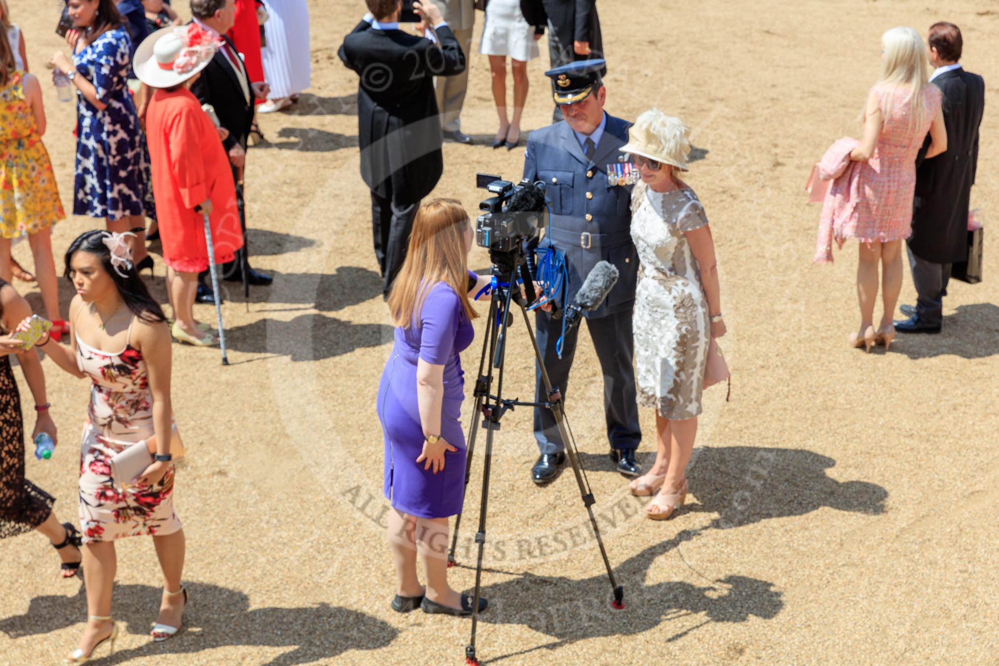 during Trooping the Colour {iptcyear4}, The Queen's Birthday Parade at Horse Guards Parade, Westminster, London, 9 June 2018, 12:33.