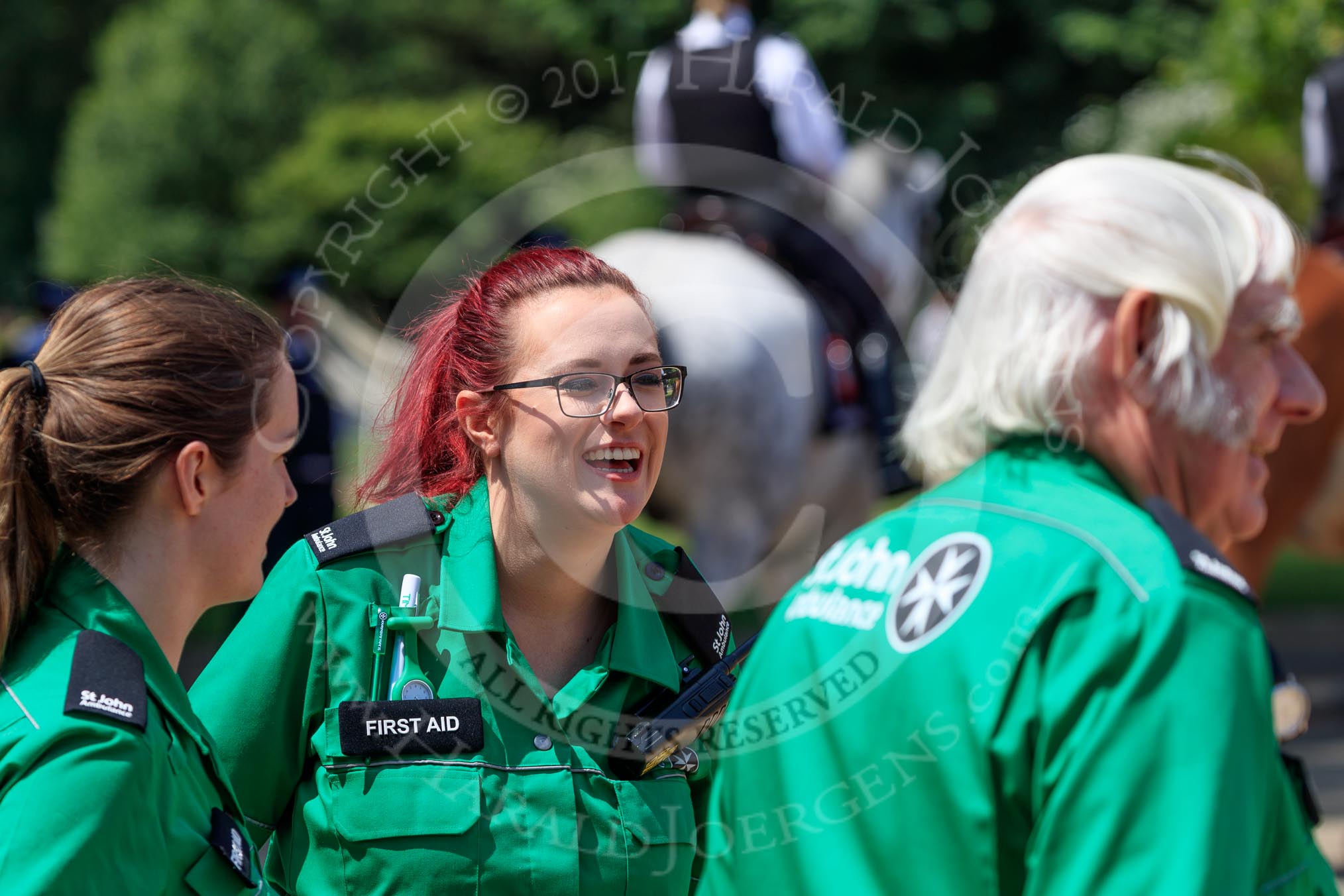 during Trooping the Colour {iptcyear4}, The Queen's Birthday Parade at Horse Guards Parade, Westminster, London, 9 June 2018, 12:53.