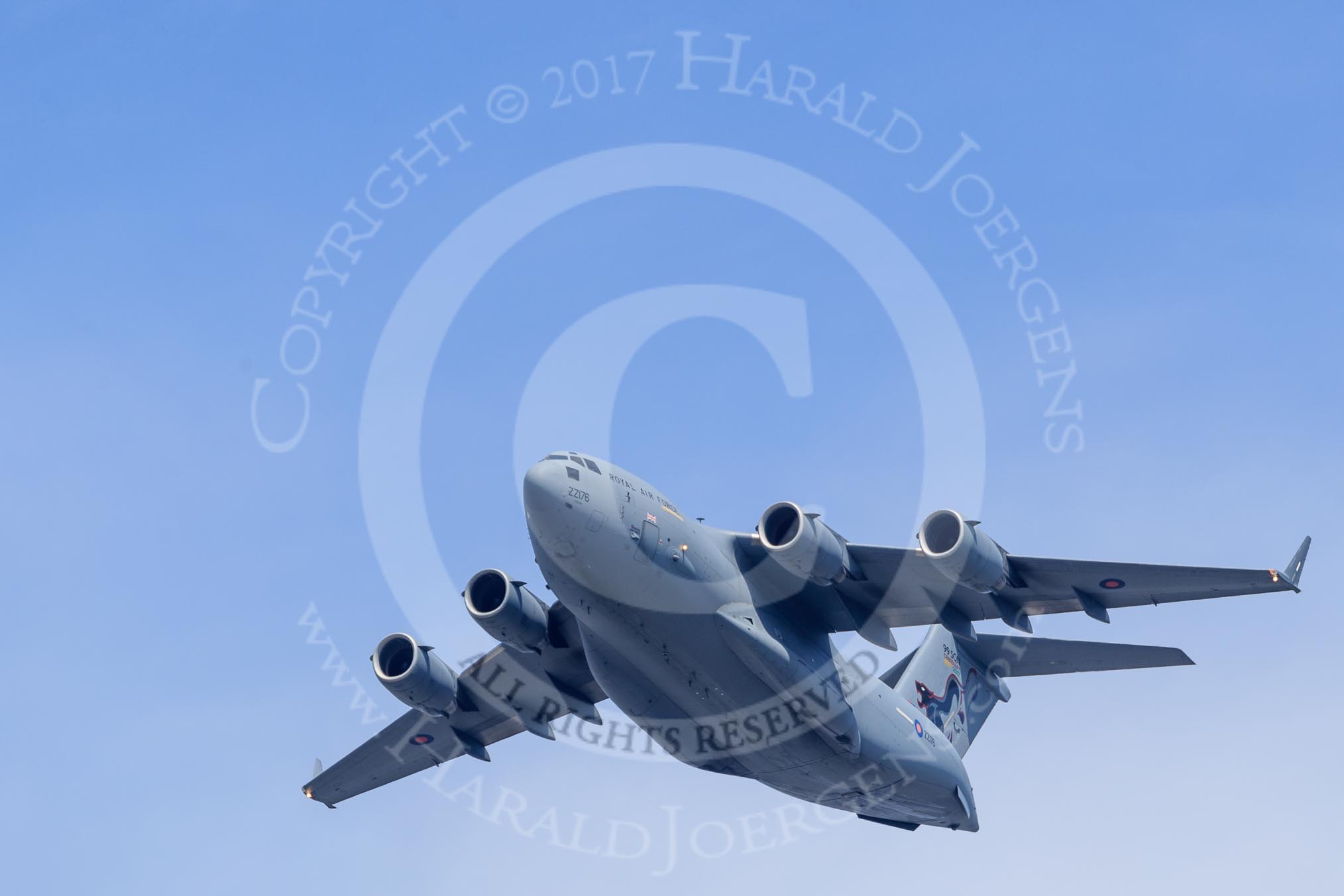 during Trooping the Colour {iptcyear4}, The Queen's Birthday Parade at Horse Guards Parade, Westminster, London, 9 June 2018, 13:01.