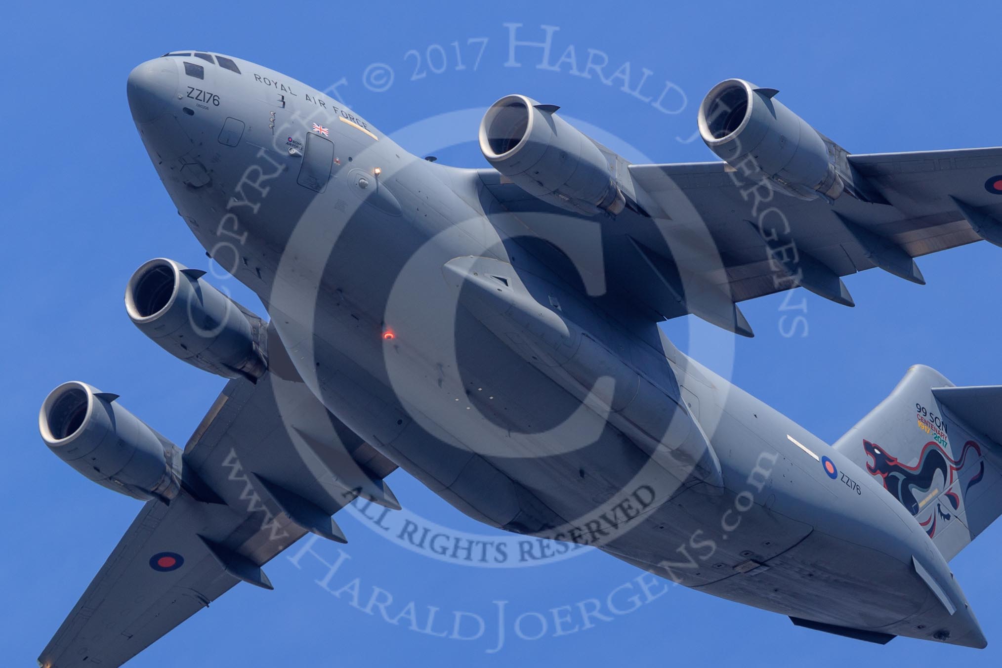 during Trooping the Colour {iptcyear4}, The Queen's Birthday Parade at Horse Guards Parade, Westminster, London, 9 June 2018, 13:01.