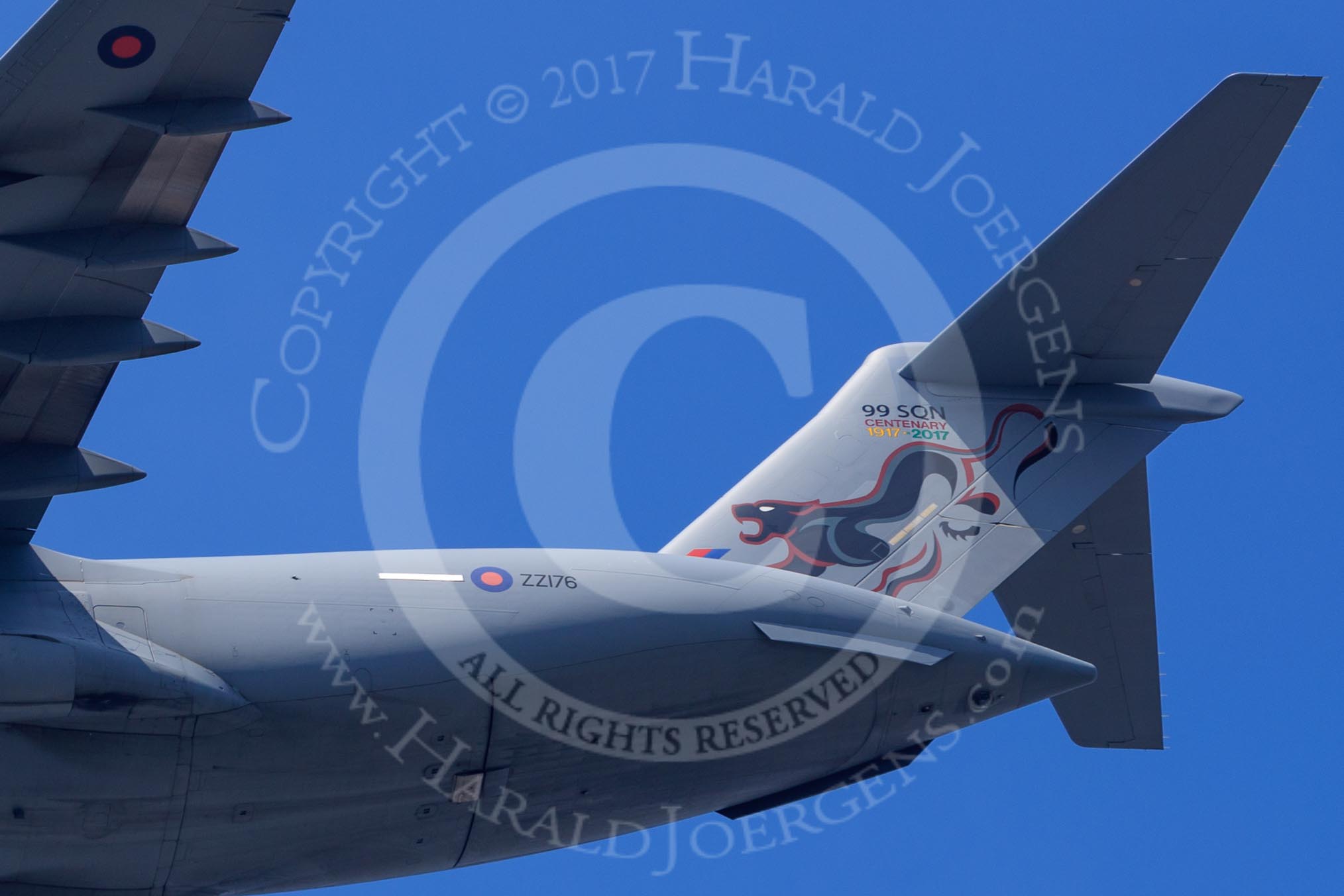 during Trooping the Colour {iptcyear4}, The Queen's Birthday Parade at Horse Guards Parade, Westminster, London, 9 June 2018, 13:01.