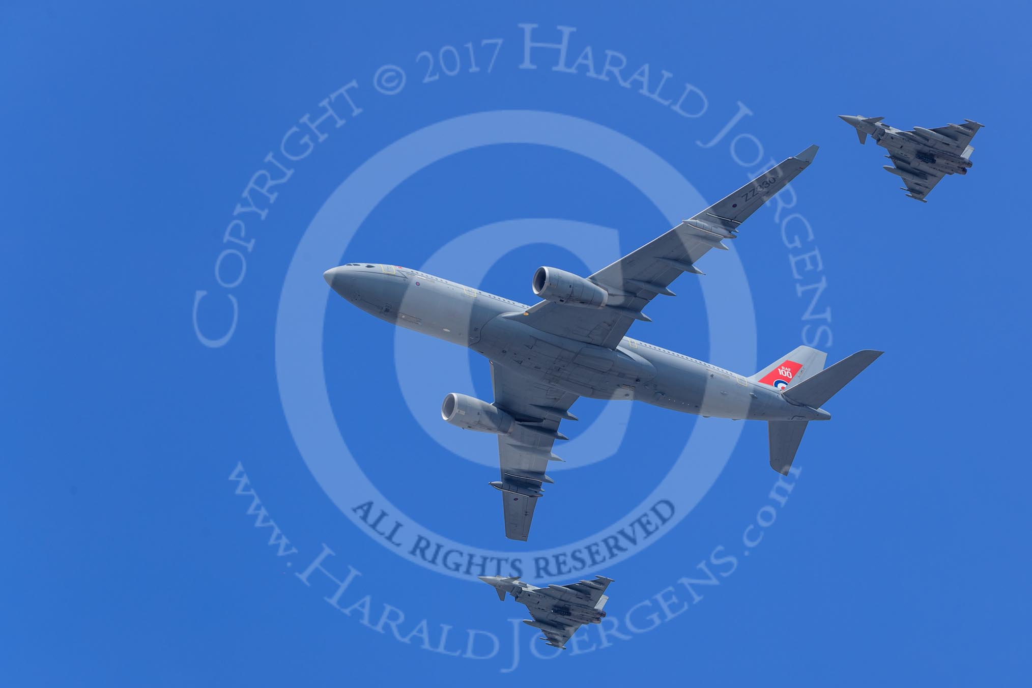 during Trooping the Colour {iptcyear4}, The Queen's Birthday Parade at Horse Guards Parade, Westminster, London, 9 June 2018, 13:01.