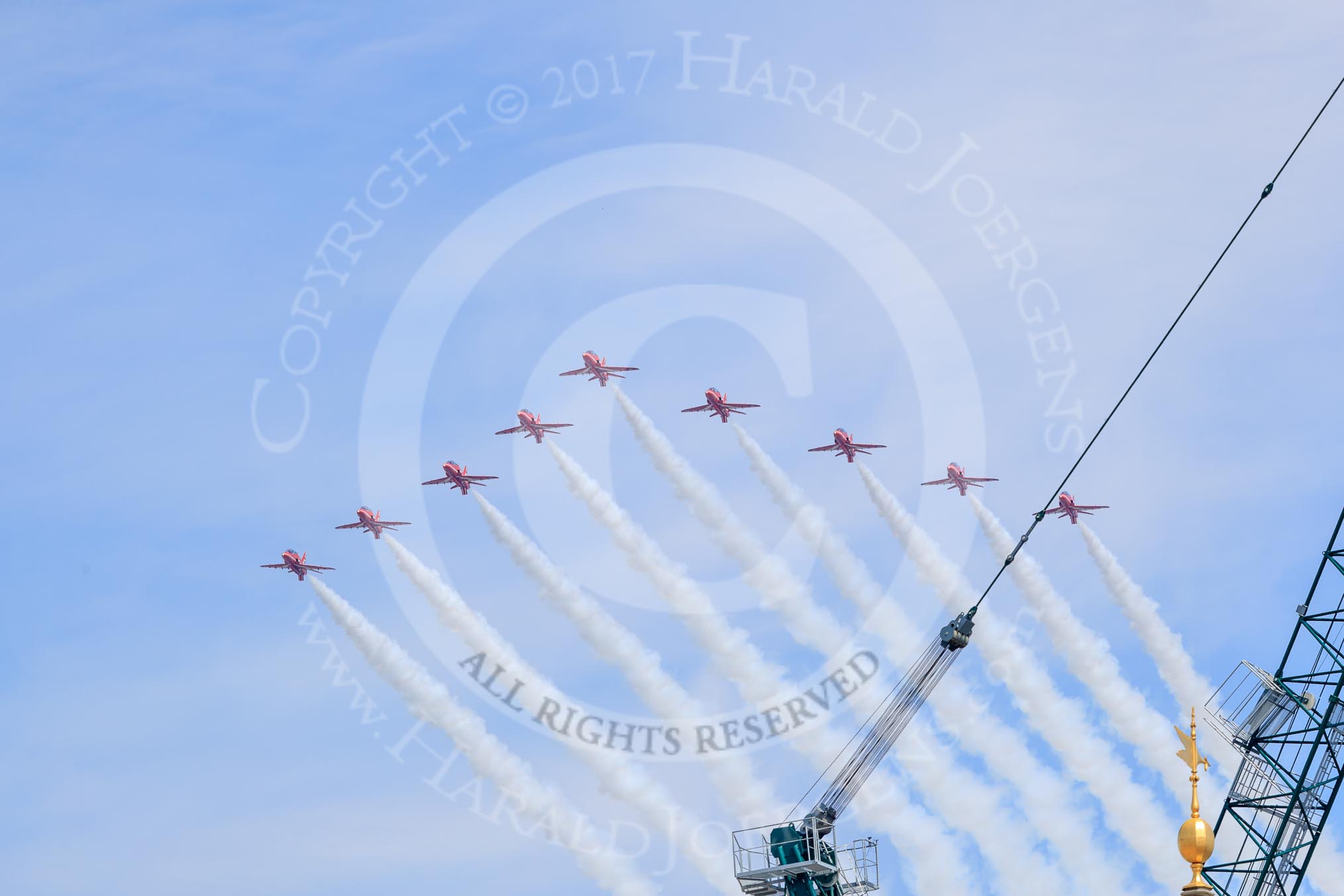 during Trooping the Colour {iptcyear4}, The Queen's Birthday Parade at Horse Guards Parade, Westminster, London, 9 June 2018, 13:02.