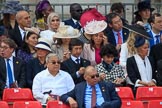 Foreign dignitaries and diplomats before Trooping the Colour 2018, The Queen's Birthday Parade at Horse Guards Parade, Westminster, London, 9 June 2018, 10:20.