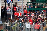 during Trooping the Colour {iptcyear4}, The Queen's Birthday Parade at Horse Guards Parade, Westminster, London, 9 June 2018, 10:48.