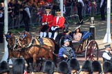 during Trooping the Colour {iptcyear4}, The Queen's Birthday Parade at Horse Guards Parade, Westminster, London, 9 June 2018, 10:48.