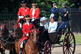 during Trooping the Colour {iptcyear4}, The Queen's Birthday Parade at Horse Guards Parade, Westminster, London, 9 June 2018, 10:49.