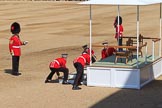 during Trooping the Colour {iptcyear4}, The Queen's Birthday Parade at Horse Guards Parade, Westminster, London, 9 June 2018, 10:53.