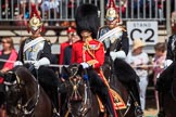 during Trooping the Colour {iptcyear4}, The Queen's Birthday Parade at Horse Guards Parade, Westminster, London, 9 June 2018, 10:55.