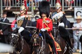 during Trooping the Colour {iptcyear4}, The Queen's Birthday Parade at Horse Guards Parade, Westminster, London, 9 June 2018, 10:55.