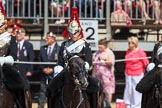 during Trooping the Colour {iptcyear4}, The Queen's Birthday Parade at Horse Guards Parade, Westminster, London, 9 June 2018, 10:55.
