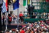 during Trooping the Colour {iptcyear4}, The Queen's Birthday Parade at Horse Guards Parade, Westminster, London, 9 June 2018, 10:56.