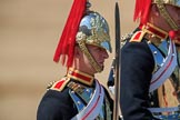 during Trooping the Colour {iptcyear4}, The Queen's Birthday Parade at Horse Guards Parade, Westminster, London, 9 June 2018, 10:57.
