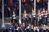 during Trooping the Colour {iptcyear4}, The Queen's Birthday Parade at Horse Guards Parade, Westminster, London, 9 June 2018, 10:57.