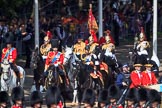 during Trooping the Colour {iptcyear4}, The Queen's Birthday Parade at Horse Guards Parade, Westminster, London, 9 June 2018, 10:58.