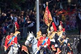 during Trooping the Colour {iptcyear4}, The Queen's Birthday Parade at Horse Guards Parade, Westminster, London, 9 June 2018, 10:58.