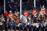 during Trooping the Colour {iptcyear4}, The Queen's Birthday Parade at Horse Guards Parade, Westminster, London, 9 June 2018, 10:58.