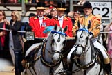 during Trooping the Colour {iptcyear4}, The Queen's Birthday Parade at Horse Guards Parade, Westminster, London, 9 June 2018, 10:59.