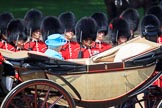 during Trooping the Colour {iptcyear4}, The Queen's Birthday Parade at Horse Guards Parade, Westminster, London, 9 June 2018, 11:02.