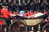 during Trooping the Colour {iptcyear4}, The Queen's Birthday Parade at Horse Guards Parade, Westminster, London, 9 June 2018, 11:02.