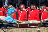 during Trooping the Colour {iptcyear4}, The Queen's Birthday Parade at Horse Guards Parade, Westminster, London, 9 June 2018, 11:02.