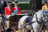 during Trooping the Colour {iptcyear4}, The Queen's Birthday Parade at Horse Guards Parade, Westminster, London, 9 June 2018, 11:04.