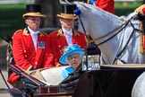 during Trooping the Colour {iptcyear4}, The Queen's Birthday Parade at Horse Guards Parade, Westminster, London, 9 June 2018, 11:04.
