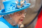 during Trooping the Colour {iptcyear4}, The Queen's Birthday Parade at Horse Guards Parade, Westminster, London, 9 June 2018, 11:06.
