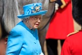 during Trooping the Colour {iptcyear4}, The Queen's Birthday Parade at Horse Guards Parade, Westminster, London, 9 June 2018, 11:06.