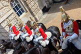 during Trooping the Colour {iptcyear4}, The Queen's Birthday Parade at Horse Guards Parade, Westminster, London, 9 June 2018, 11:08.