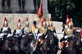 during Trooping the Colour {iptcyear4}, The Queen's Birthday Parade at Horse Guards Parade, Westminster, London, 9 June 2018, 11:11.