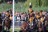 during Trooping the Colour {iptcyear4}, The Queen's Birthday Parade at Horse Guards Parade, Westminster, London, 9 June 2018, 11:14.