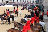 during Trooping the Colour {iptcyear4}, The Queen's Birthday Parade at Horse Guards Parade, Westminster, London, 9 June 2018, 11:23.